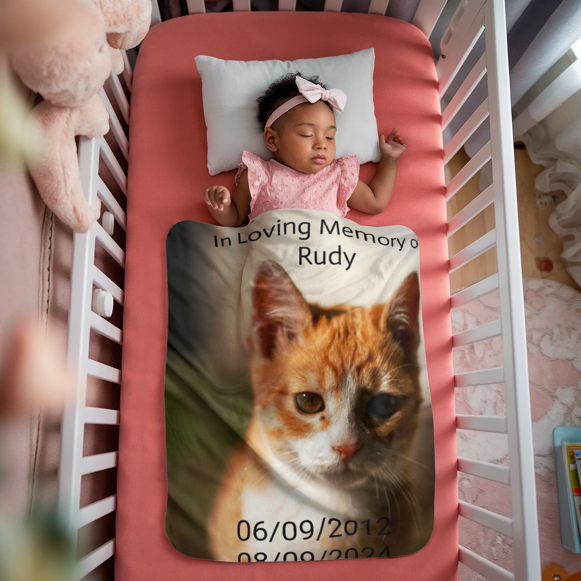 Pet Memorial Fleece Blanket
