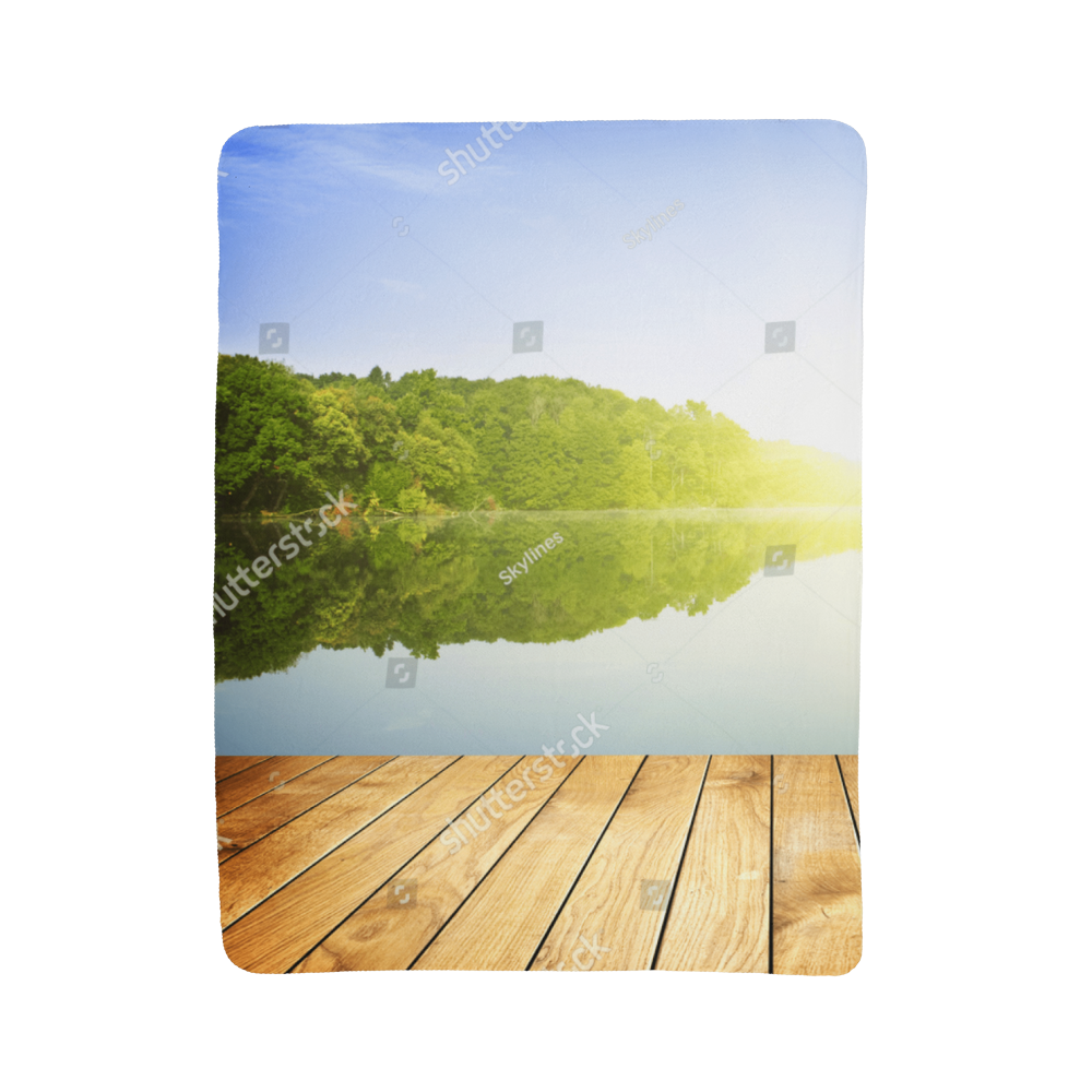 Ultra-Soft Sherpa Fleece Blanket – Personalized with Your Photo