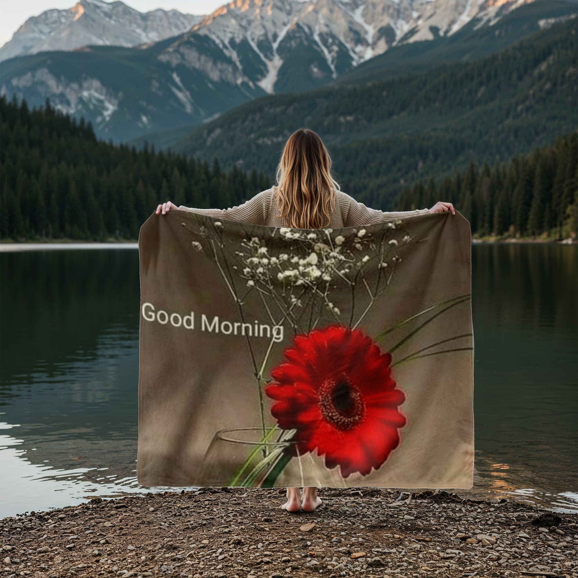 Premium Jersey Fleece Blanket (60x50) | Warm, Breathable Comfort