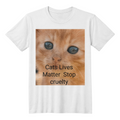 End Animal Cruelty Cat T-Shirt – Unisex Adult Graphic Tee