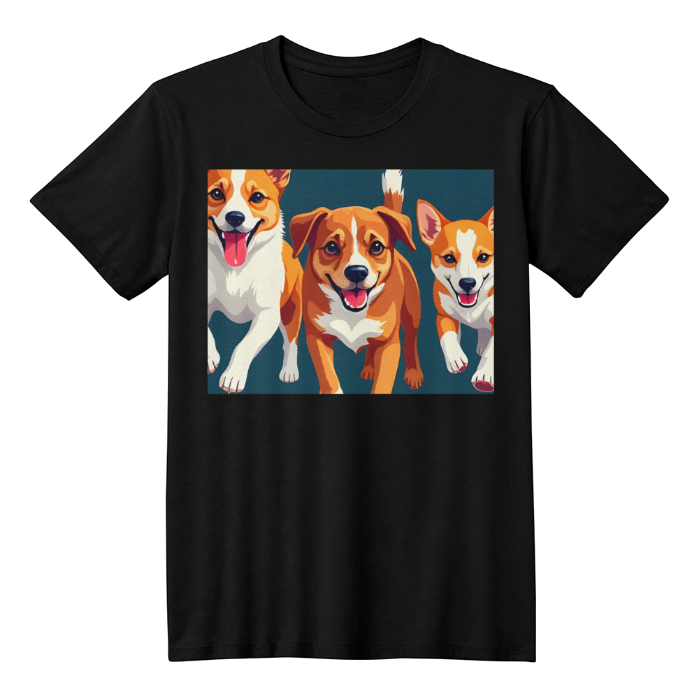 Dogs Lives Matter Unisex T=Shirt– Front Print Anti-Cruelty