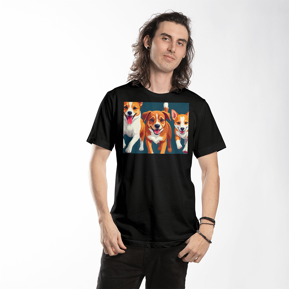 Dogs Lives Matter Unisex T=Shirt– Front Print Anti-Cruelty