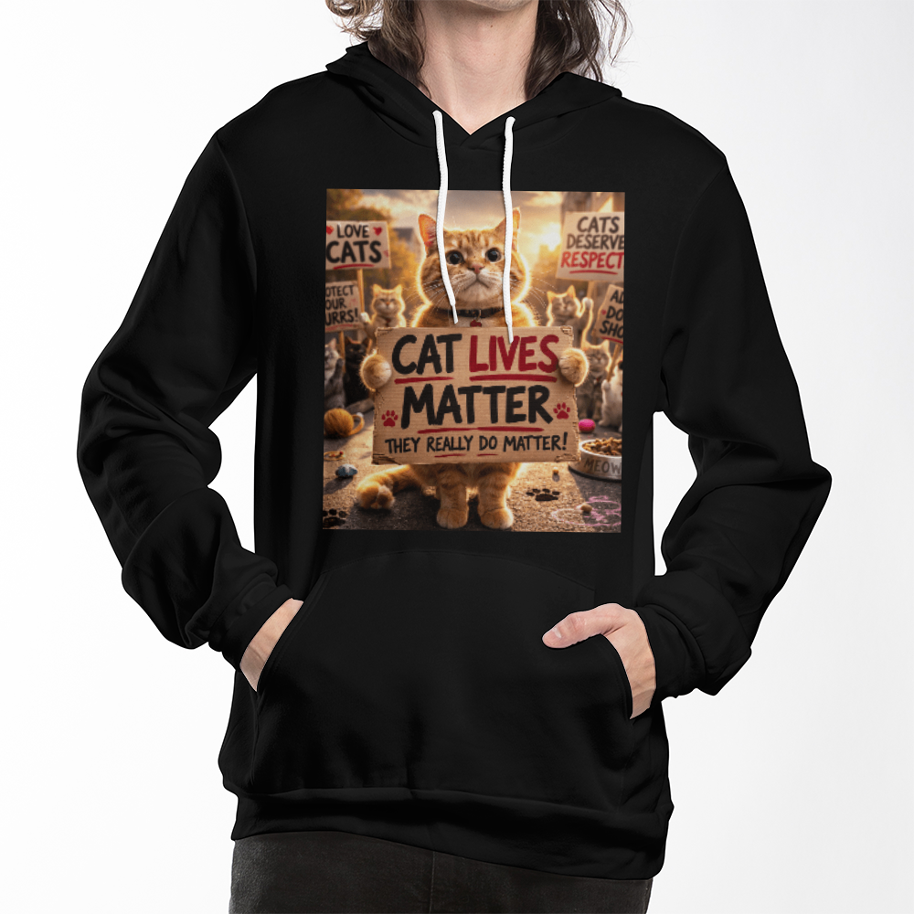 Cats Lives Matter: Raising Awareness for Cat Welfare and Protection Front Print