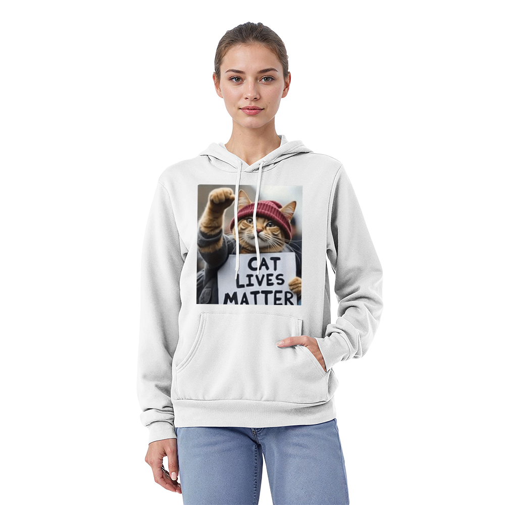 Unisex Cat Lives Really Matter Hoodie for Cat Lovers – Cozy Animal Lover Gift