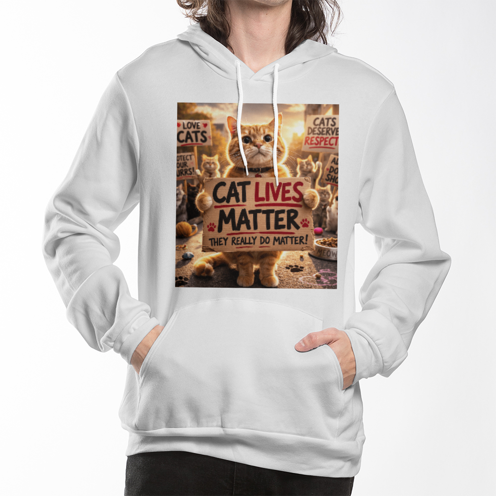 Cats Lives Matter: Raising Awareness for Cat Welfare and Protection Front Print