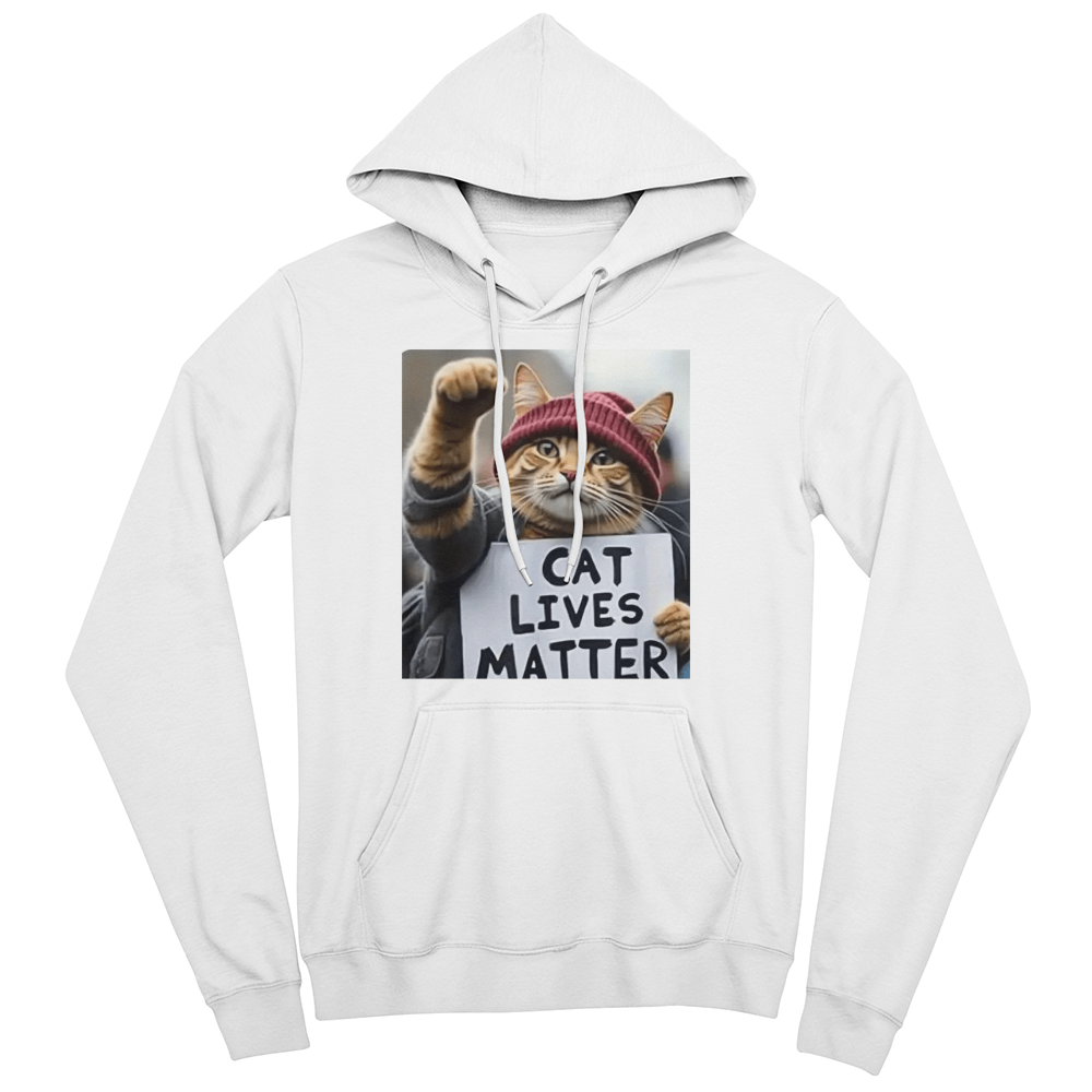 Unisex Cat Lives Really Matter Hoodie for Cat Lovers – Cozy Animal Lover Gift