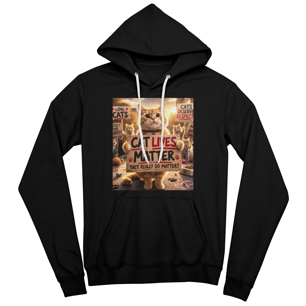 Cats Lives Matter: Raising Awareness for Cat Welfare and Protection Front Print