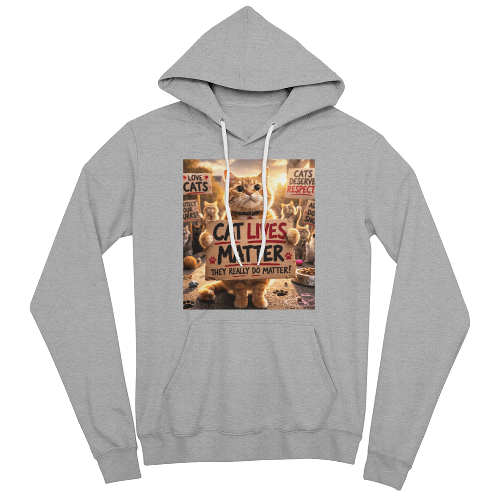 Cats Lives Matter: Raising Awareness for Cat Welfare and Protection Front Print