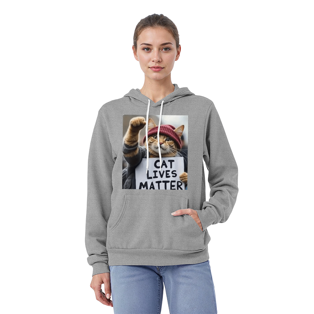 Unisex Cat Lives Really Matter Hoodie for Cat Lovers – Cozy Animal Lover Gift