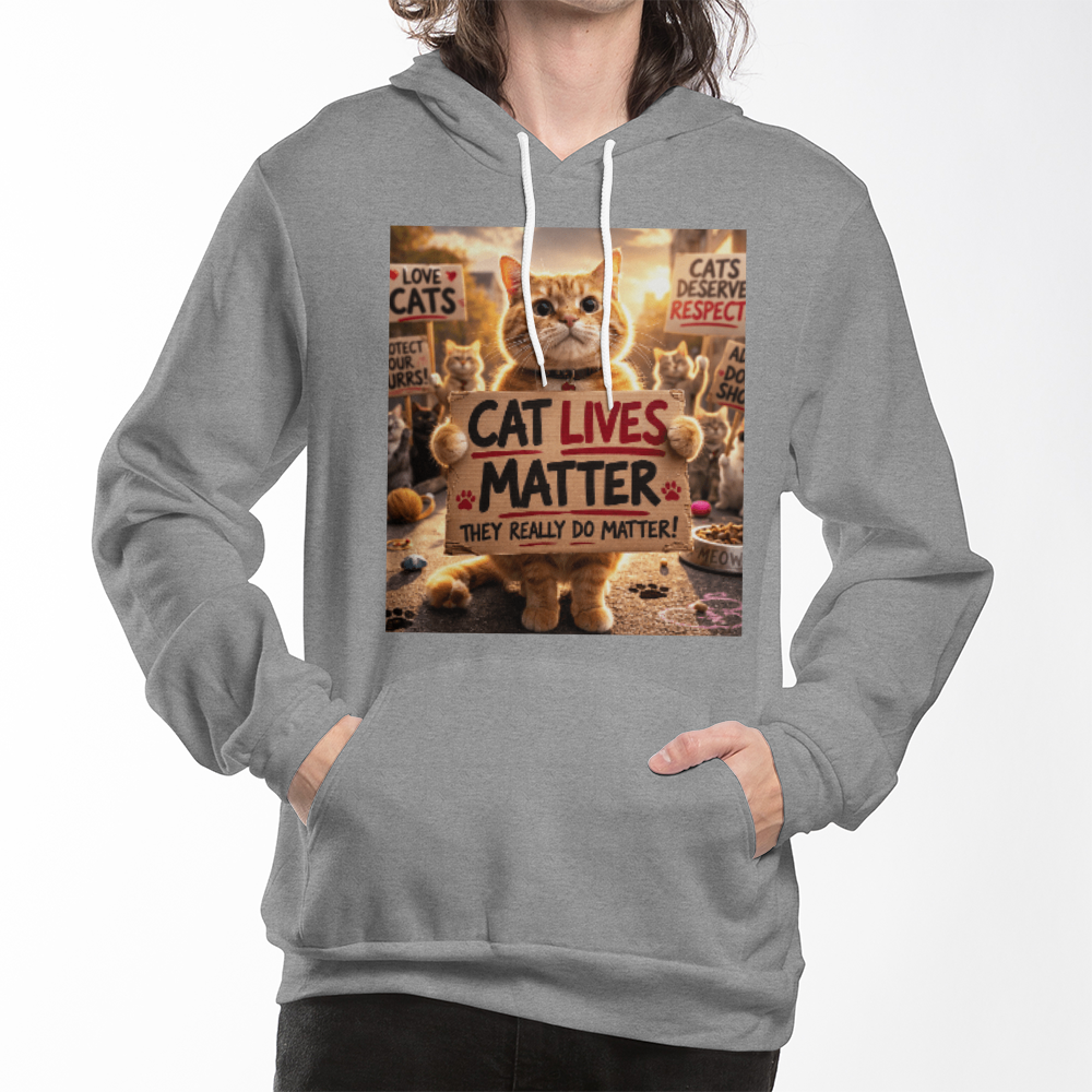 Cats Lives Matter: Raising Awareness for Cat Welfare and Protection Front Print