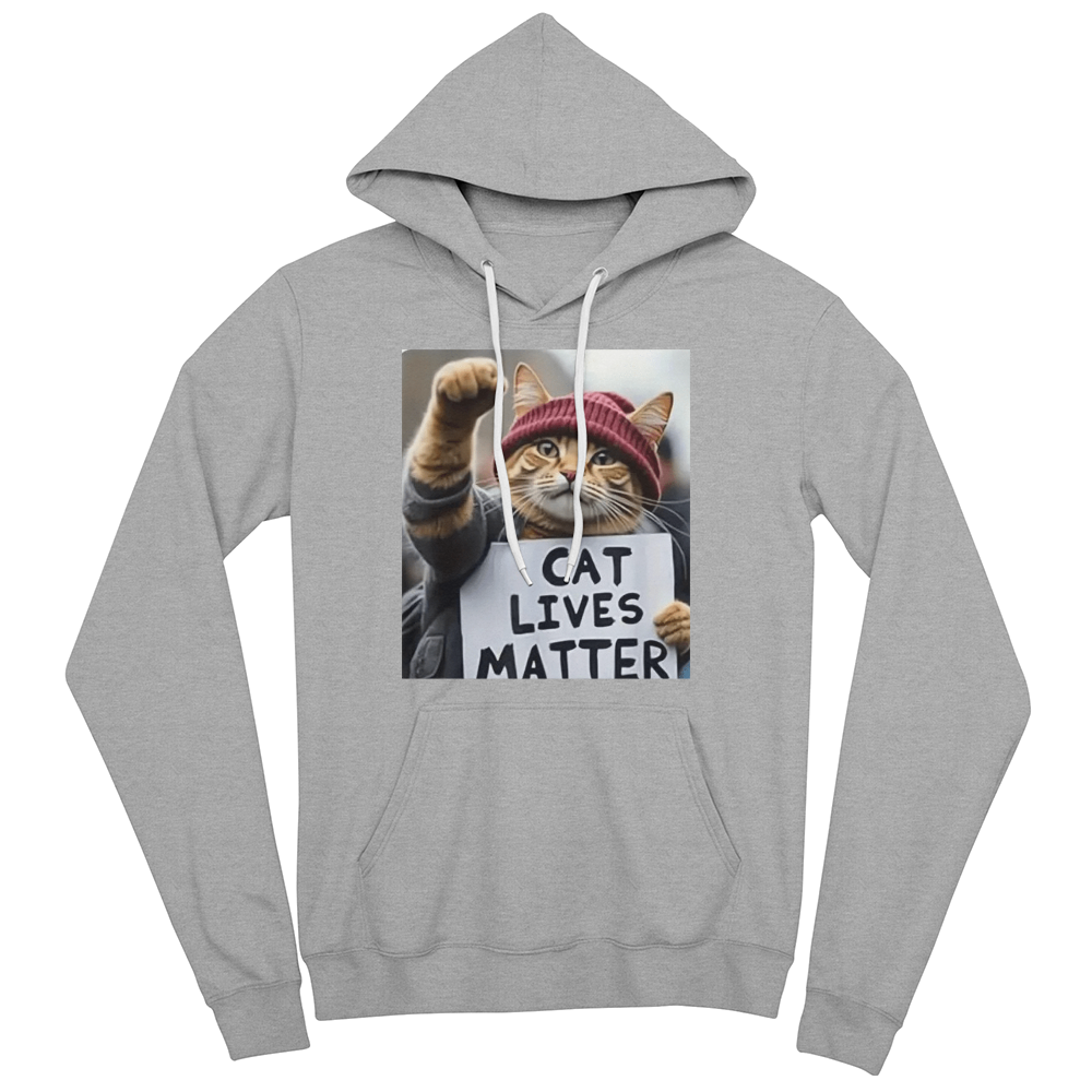 Unisex Cat Lives Really Matter Hoodie for Cat Lovers – Cozy Animal Lover Gift
