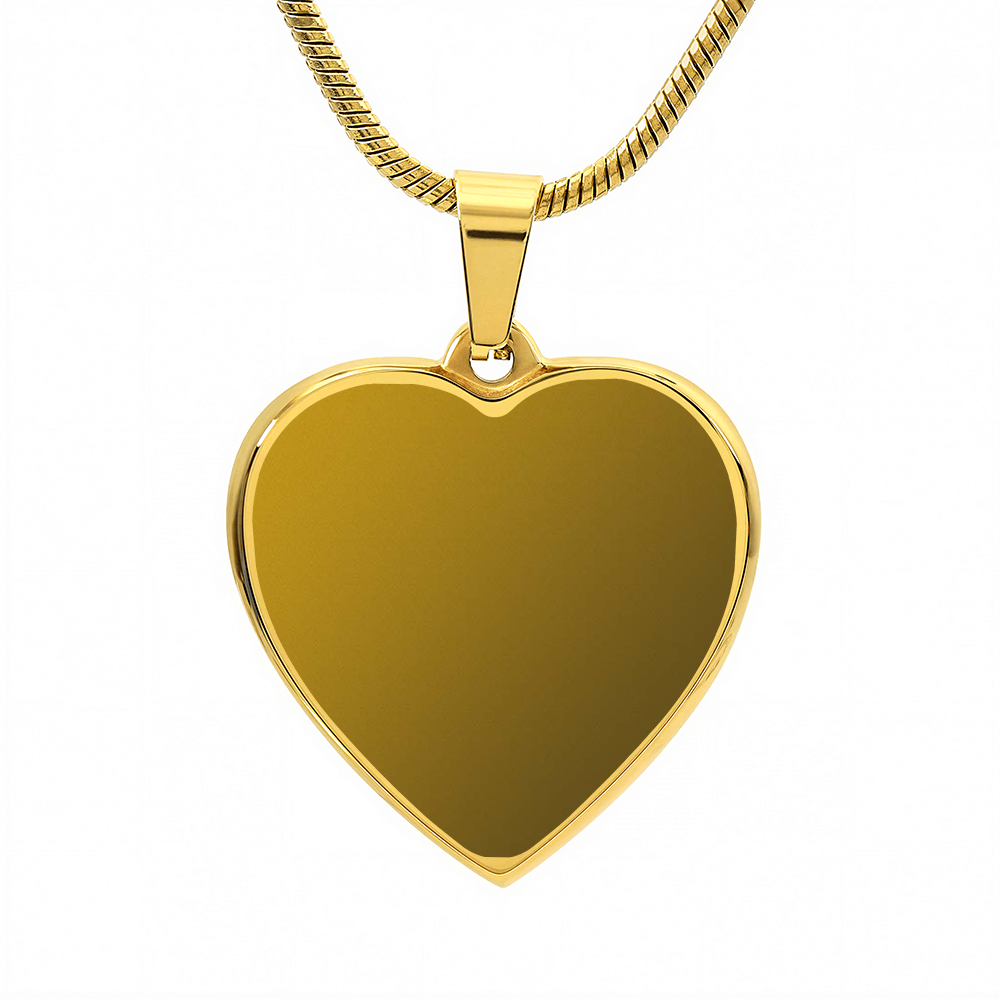 Sister Gift Engraved Heart Necklace – Personalised Jewellery