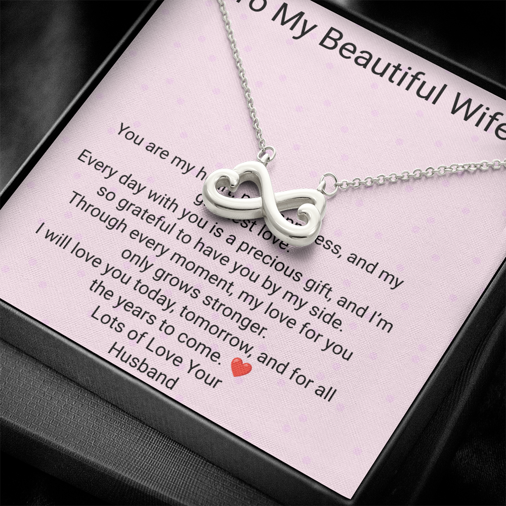 Wife Gift Endless Love Necklace – Romantic Jewellery Gift for Her