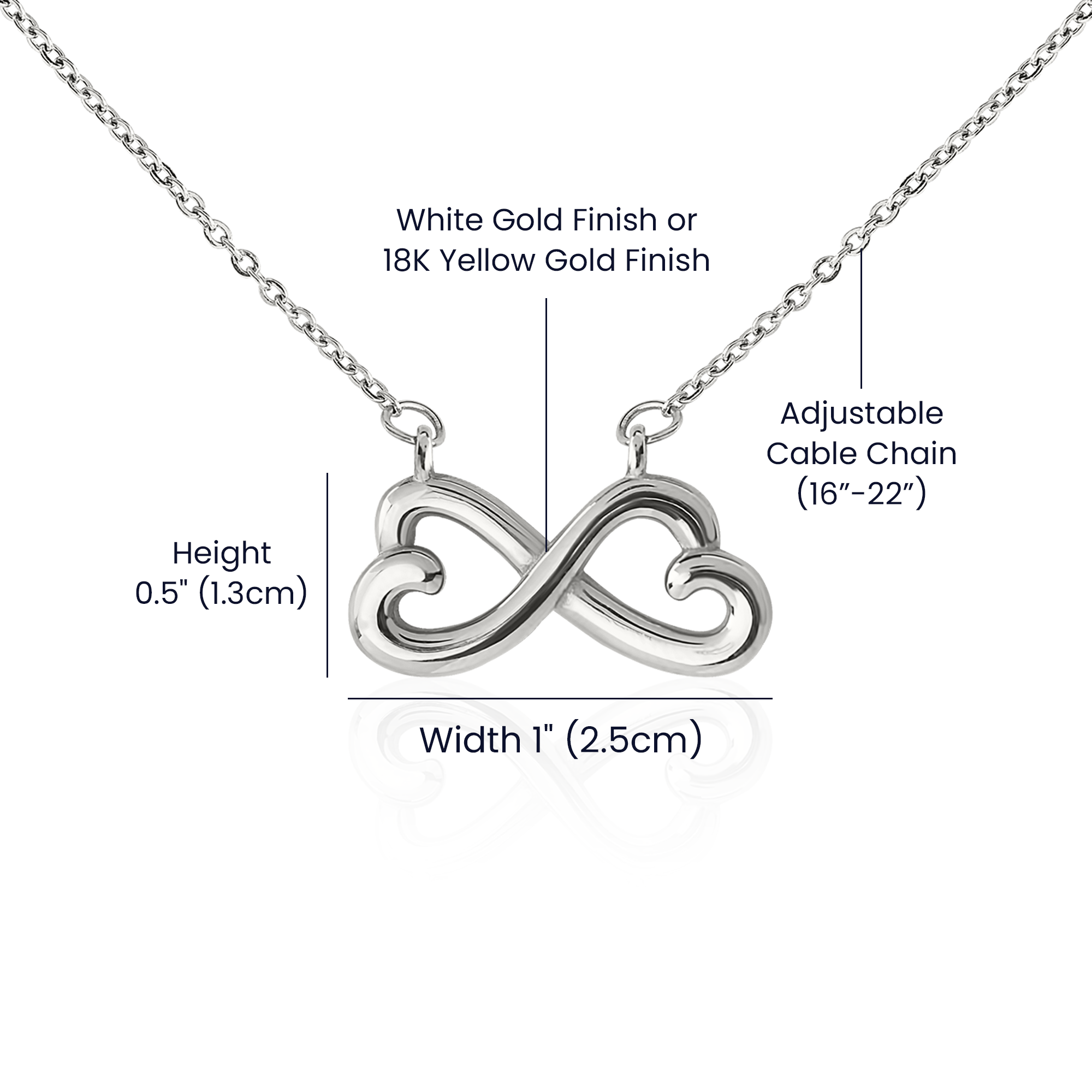 Elegant Endless Love Necklace for Her – Gift of Eternal Devotion