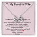 Wife Gift Endless Love Necklace – Romantic Jewellery Gift for Her