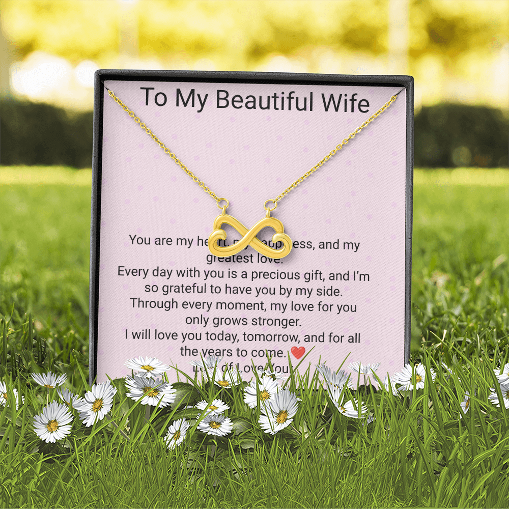Wife Gift Endless Love Necklace – Romantic Jewellery Gift for Her