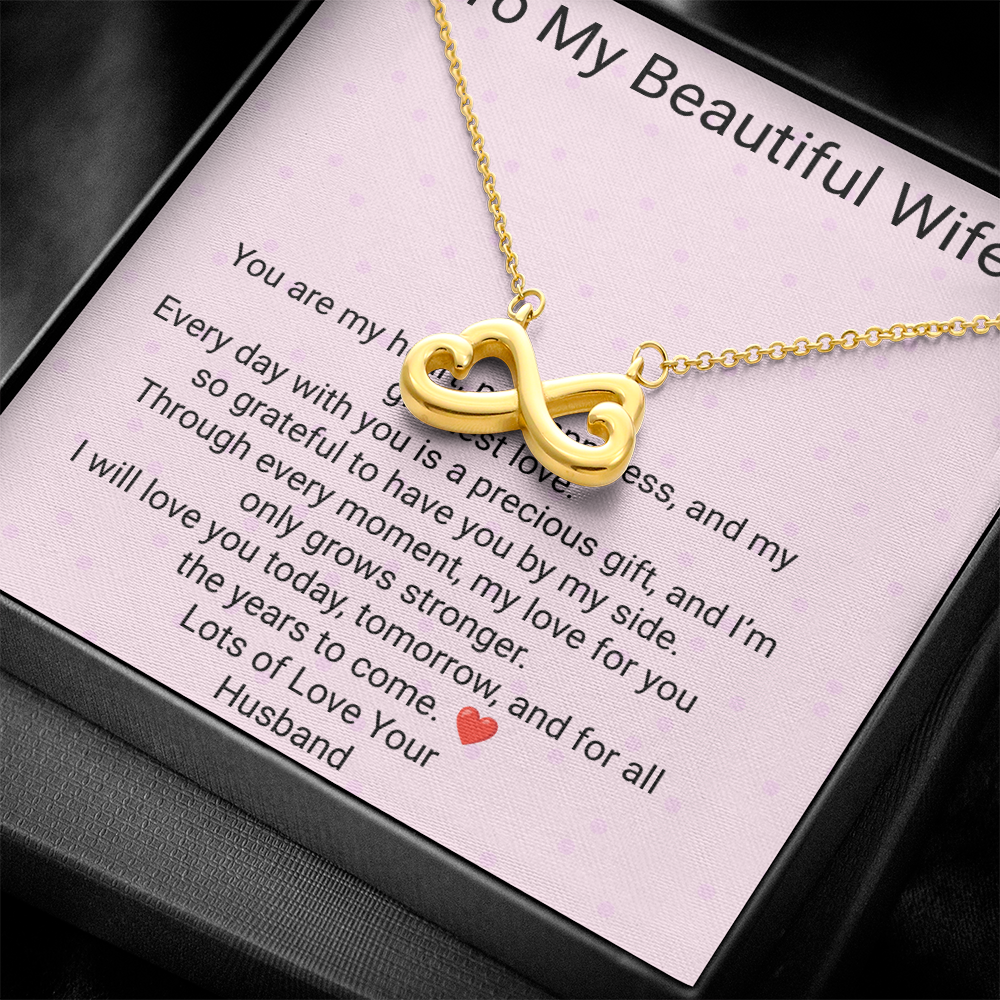 Wife Gift Endless Love Necklace – Romantic Jewellery Gift for Her