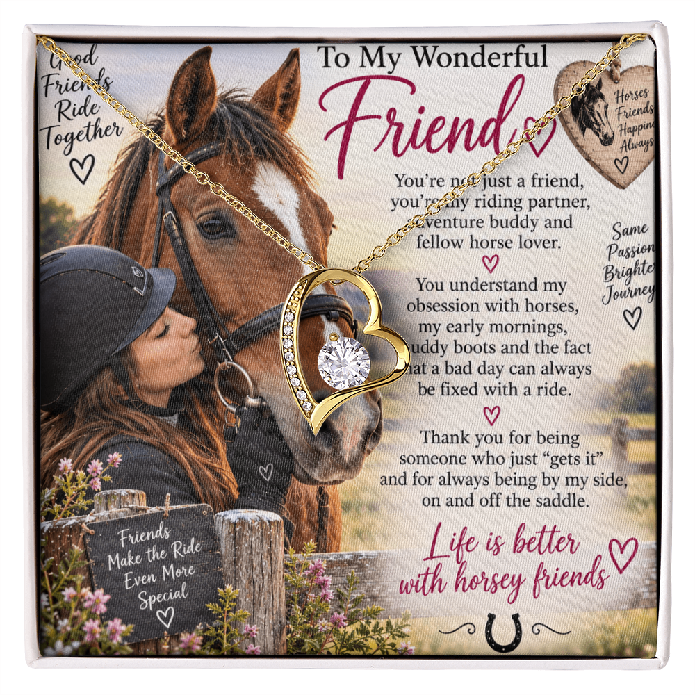 Best Friend Forever Love Necklace – Heartfelt Gift for Your Best Friend