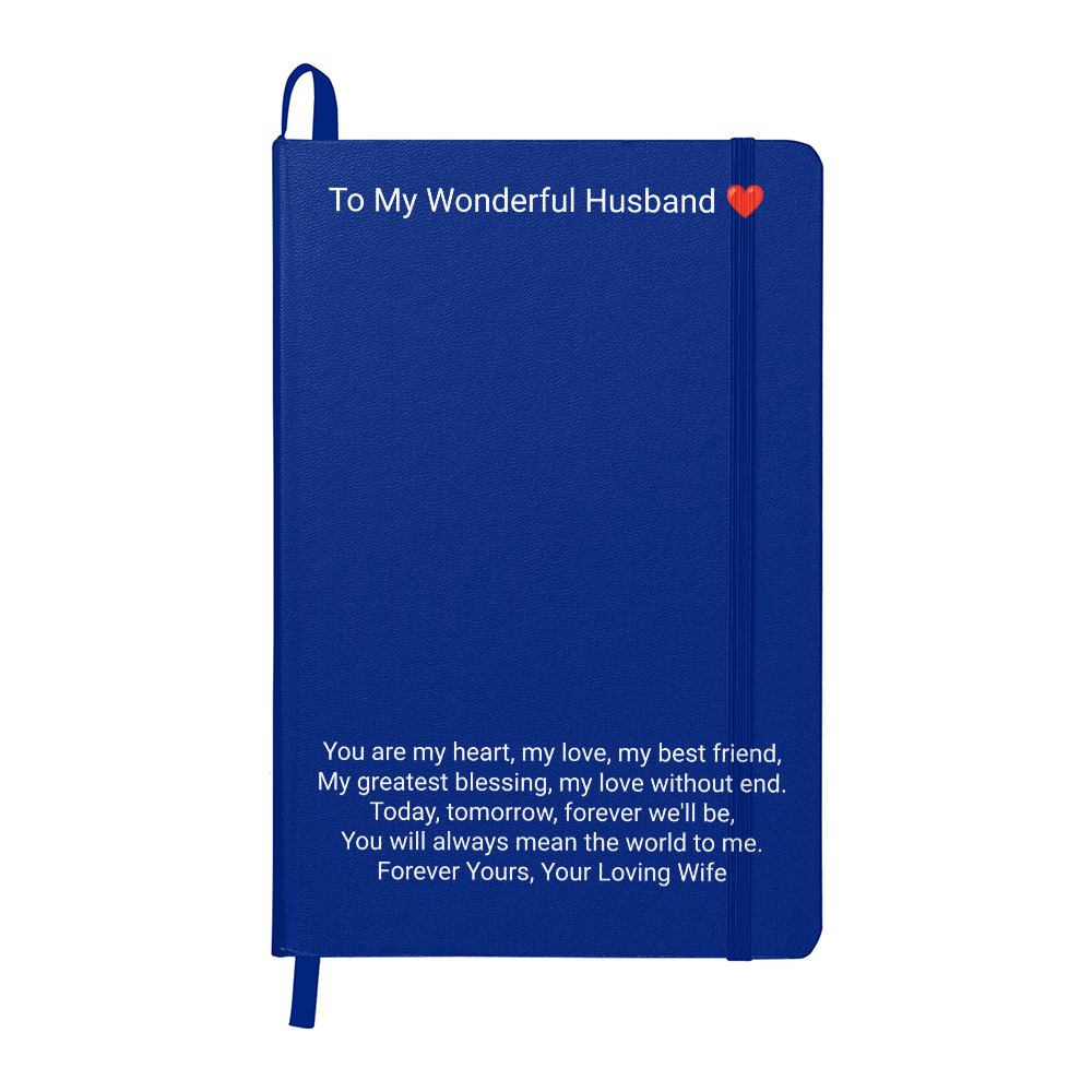 Ambassador Bound Journal for Husband – Personalised Romantic Gift