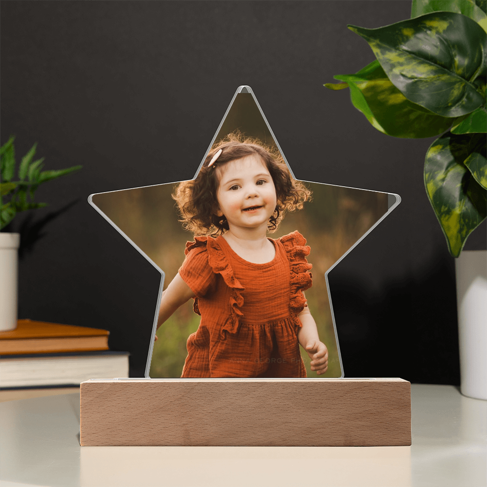 Personalized Star Acrylic Plaque for Someone Special
