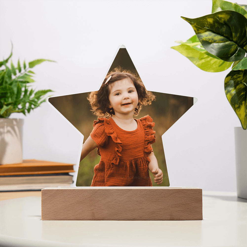 Personalized Star Acrylic Plaque for Someone Special