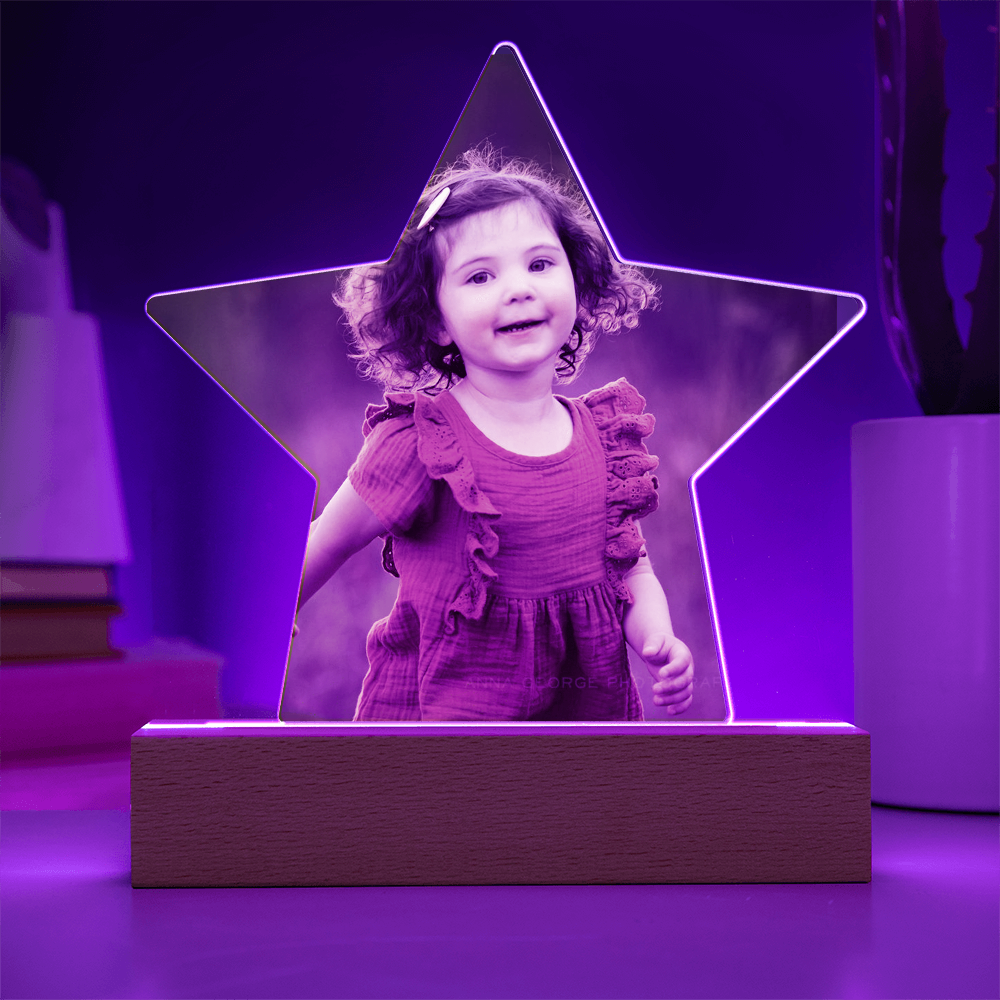 Personalized Star Acrylic Plaque for Someone Special