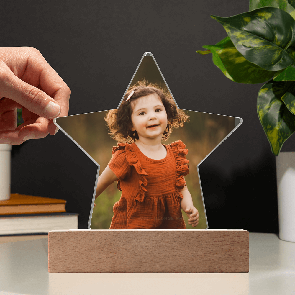 Personalized Star Acrylic Plaque for Someone Special