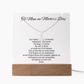 Acrylic & Stainless Steel Cross Necklace – Modern Faith-Inspired Jewellery