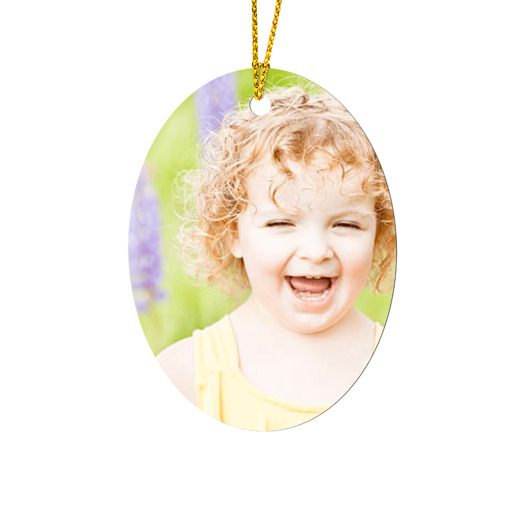 Personalized High Gloss Keepsake Ornament – Celebrate Love, Memories, and Special Dates