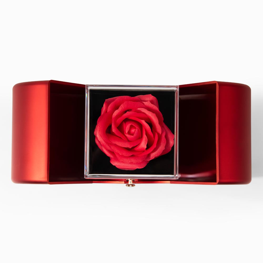 Daughter's Birthday Gift – Love Knot Necklace with Red Heart Rose Gift Box | Heartfelt Jewellery