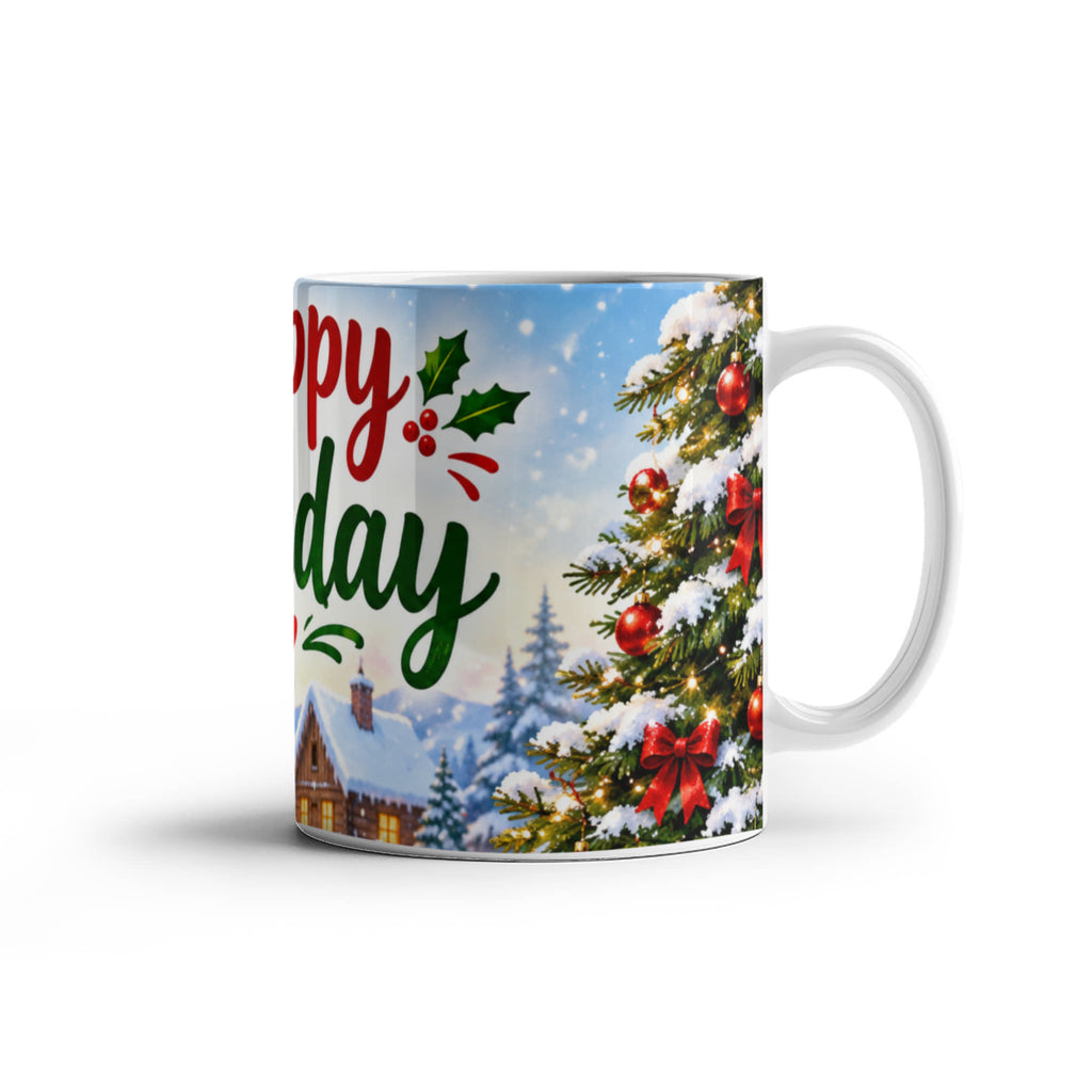 Happy Holidays Mug – Festive Christmas Coffee & Tea Mug