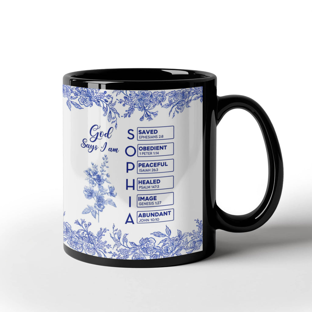 God Says I am Named Coffee cup