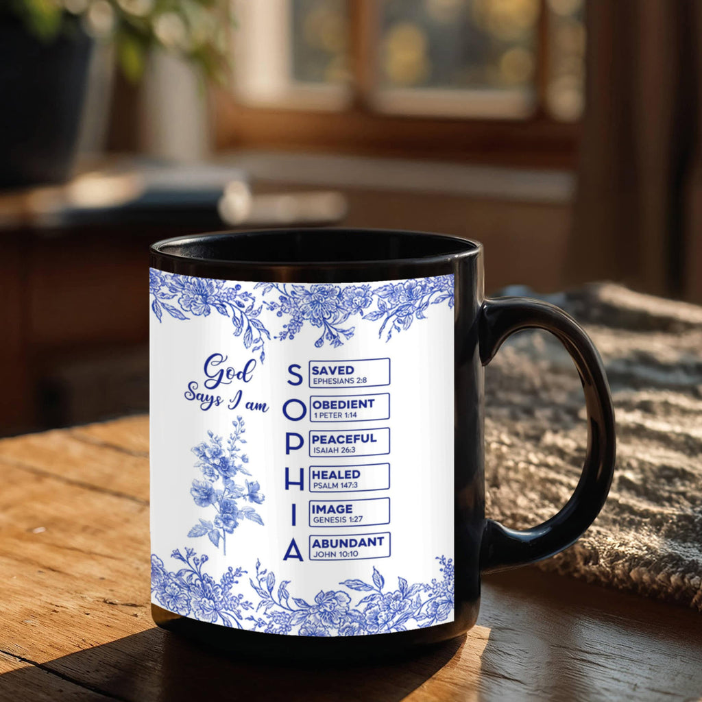 God Says I am Named Coffee cup