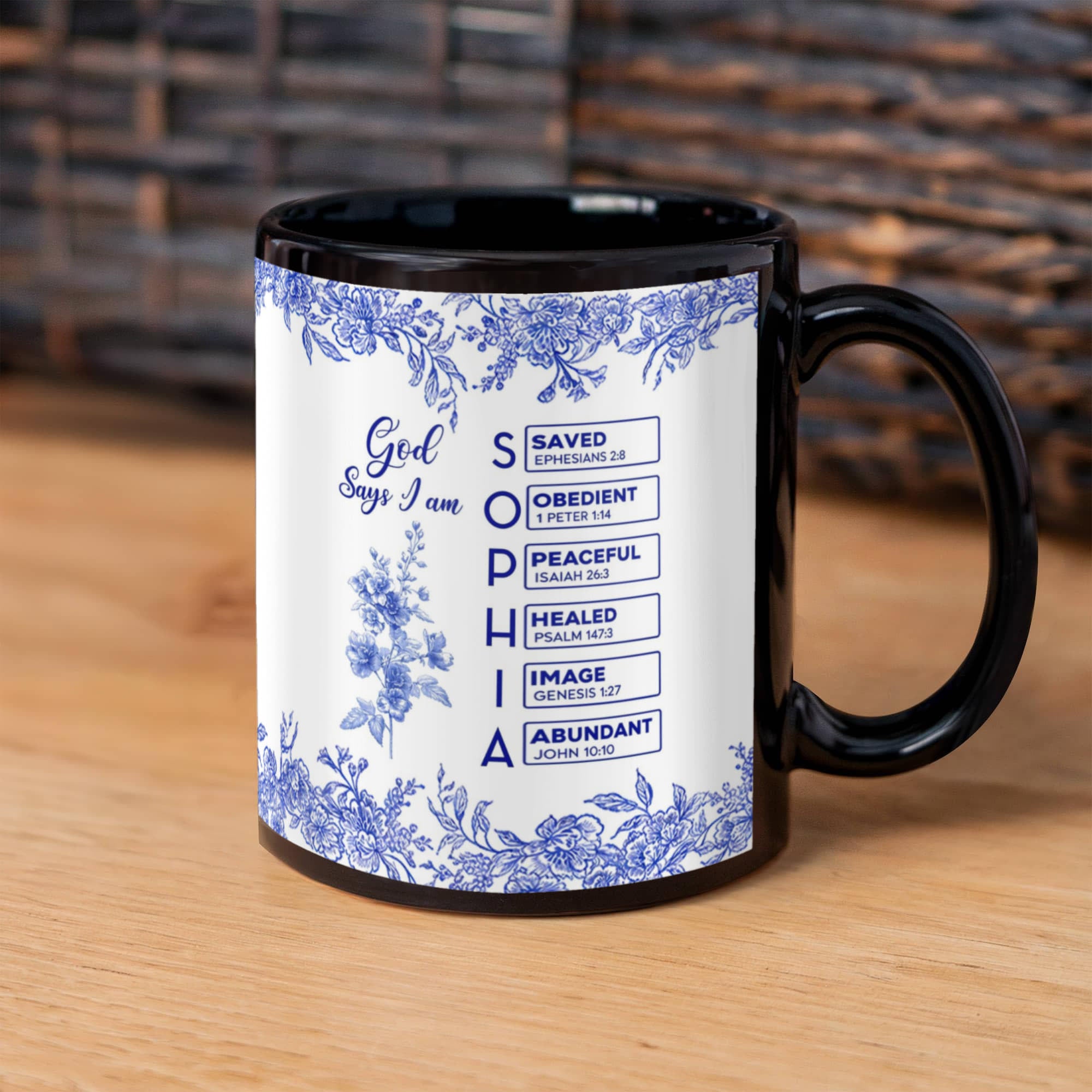 God Says I am Named Coffee cup