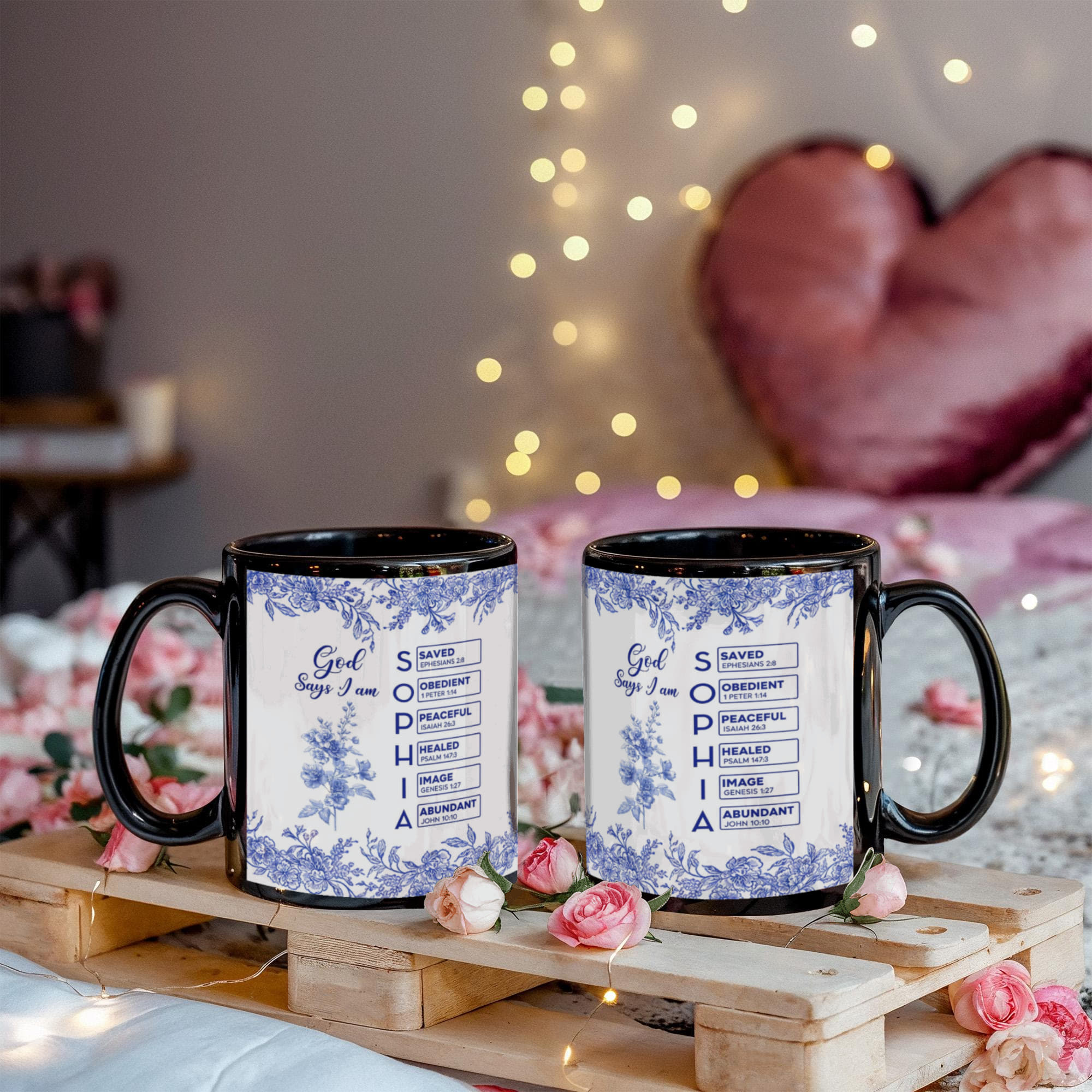 God Says I am Named Coffee cup