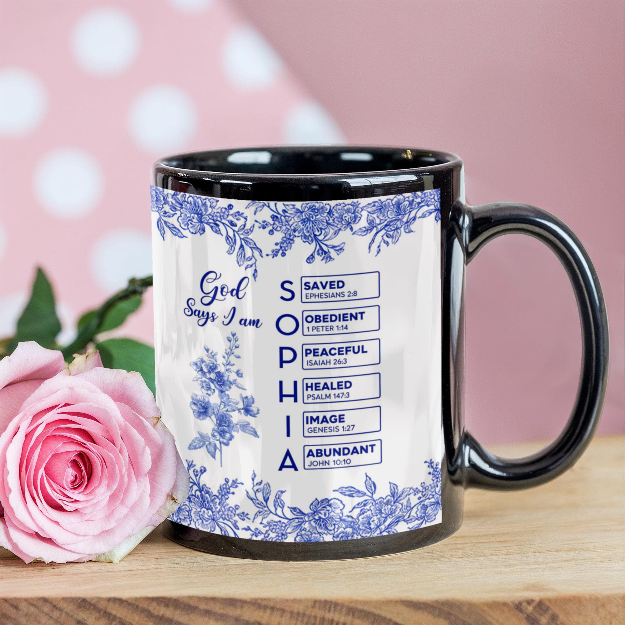 God Says I am Named Coffee cup