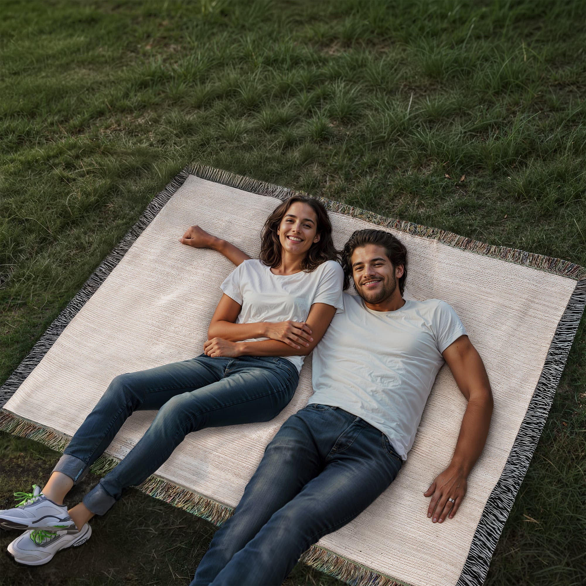 Custom Photo Woven Blanket (Landscape) – Timeless Memory Keepsake