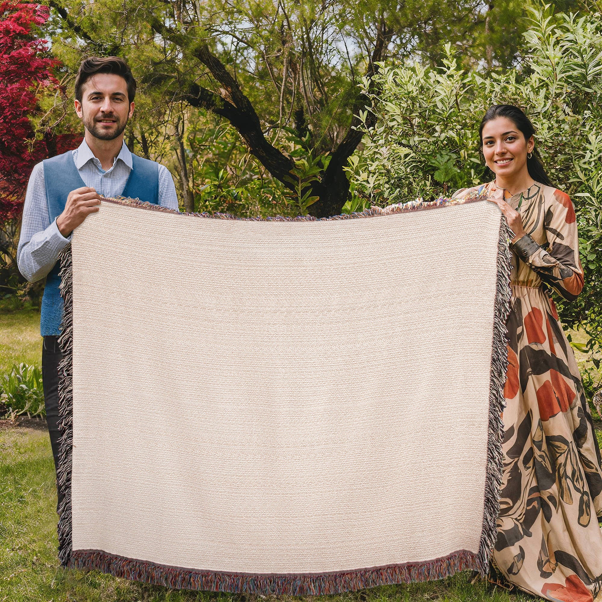 I Love You to the Moon and Back  Woven Blanket– Meaningful Gifts for Someone Special