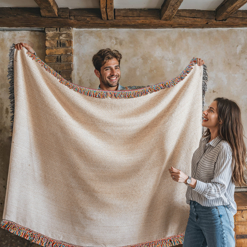 I Love You to the Moon and Back  Woven Blanket– Meaningful Gifts for Someone Special