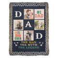Best Dad Ever Custom Blanket – Soft & Meaningful Gift for Dad