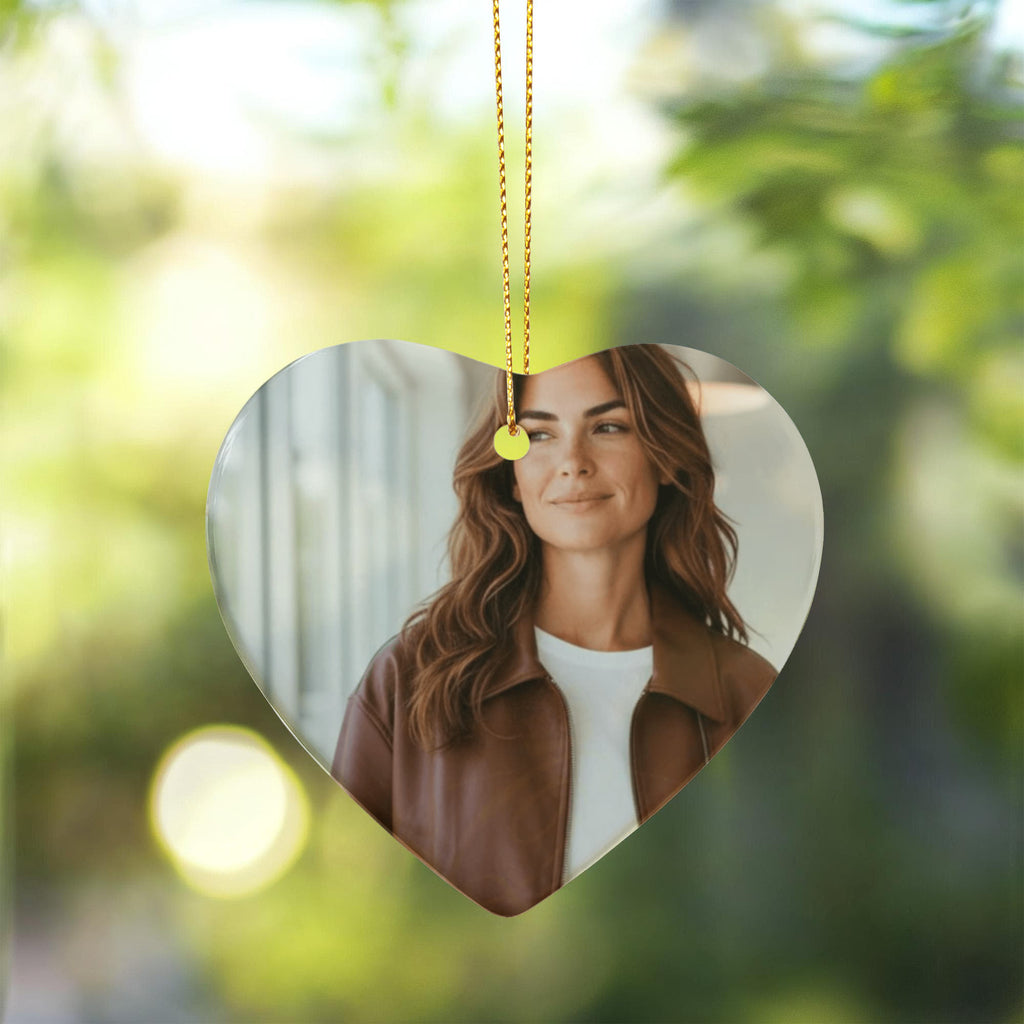 Personalized Ceramic Heart Ornament for Someone Special This Christmas