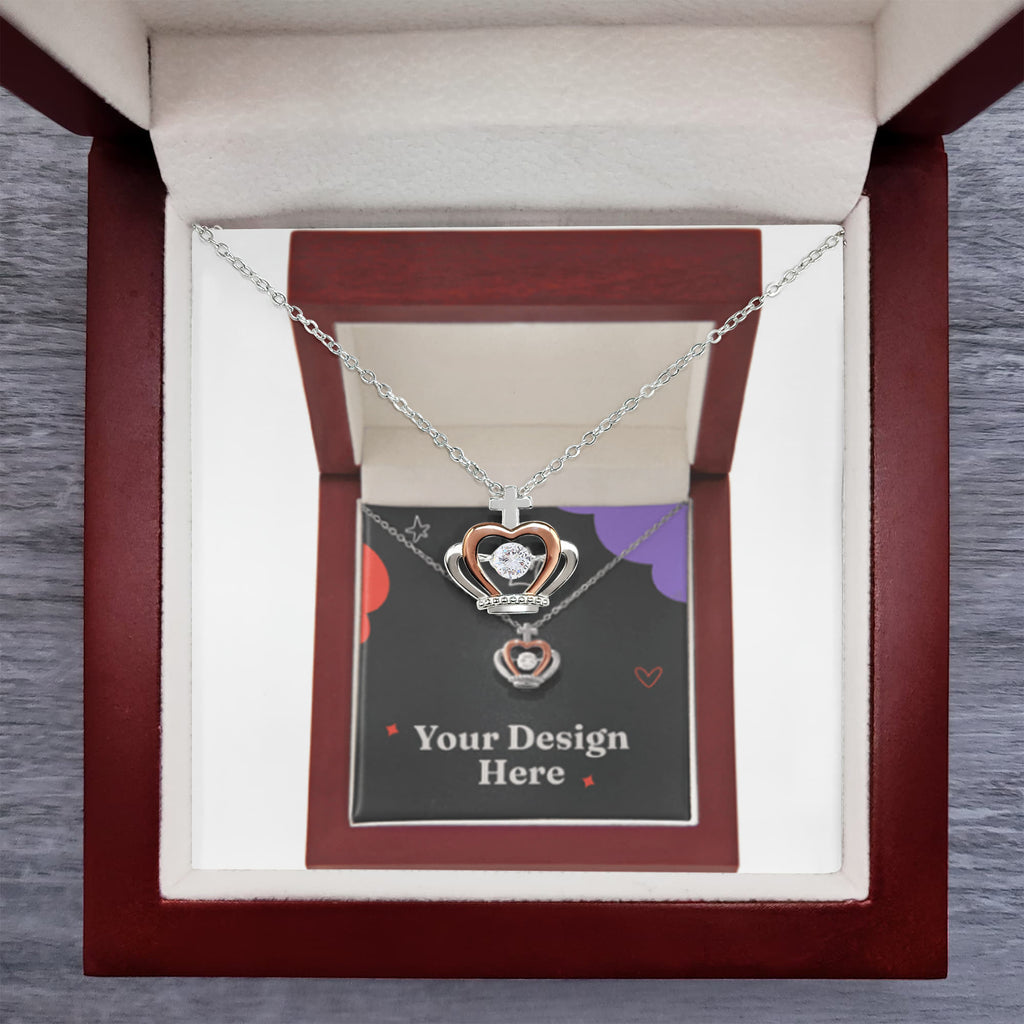 Luxury Crown Pendant Necklace – Elegant Gift for Someone Special