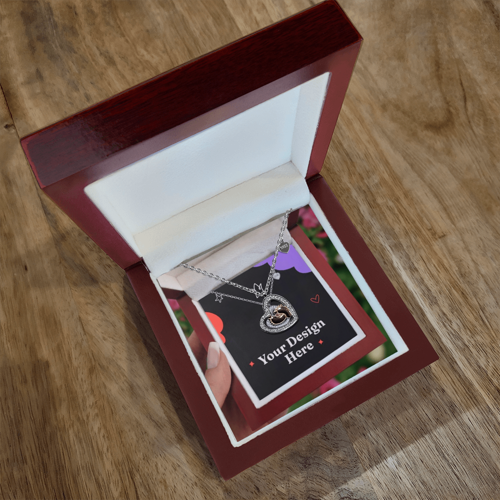 Baby Feet Heart Necklace for Mom – Symbol of Love & Motherhood