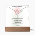 Daughter Graduation Keepsake Bundle – Custom Acrylic Plaque & Cap Name Necklace