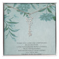 Personalized Graduation Name Necklace Gift with Inspirational Message Card