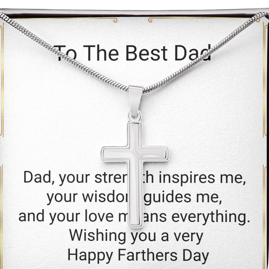 Personalized Artisan Cross Cuban Chain – Meaningful rSon or Dad