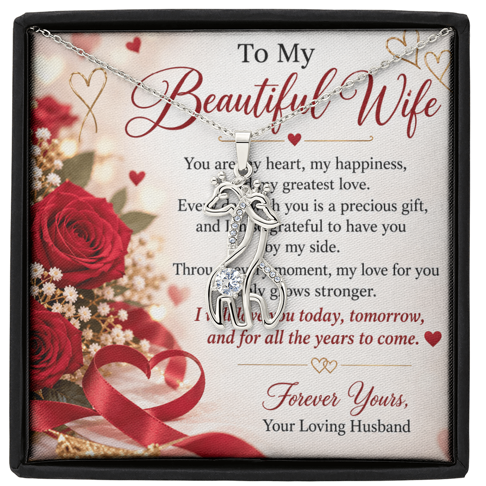 Wife Gift Giraffe Necklace – Unique & Meaningful Jewellery Gift for Her