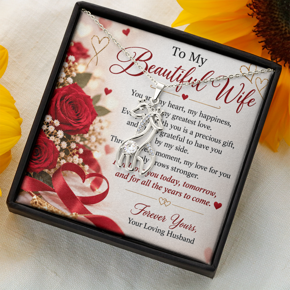Wife Gift Giraffe Necklace – Unique & Meaningful Jewellery Gift for Her