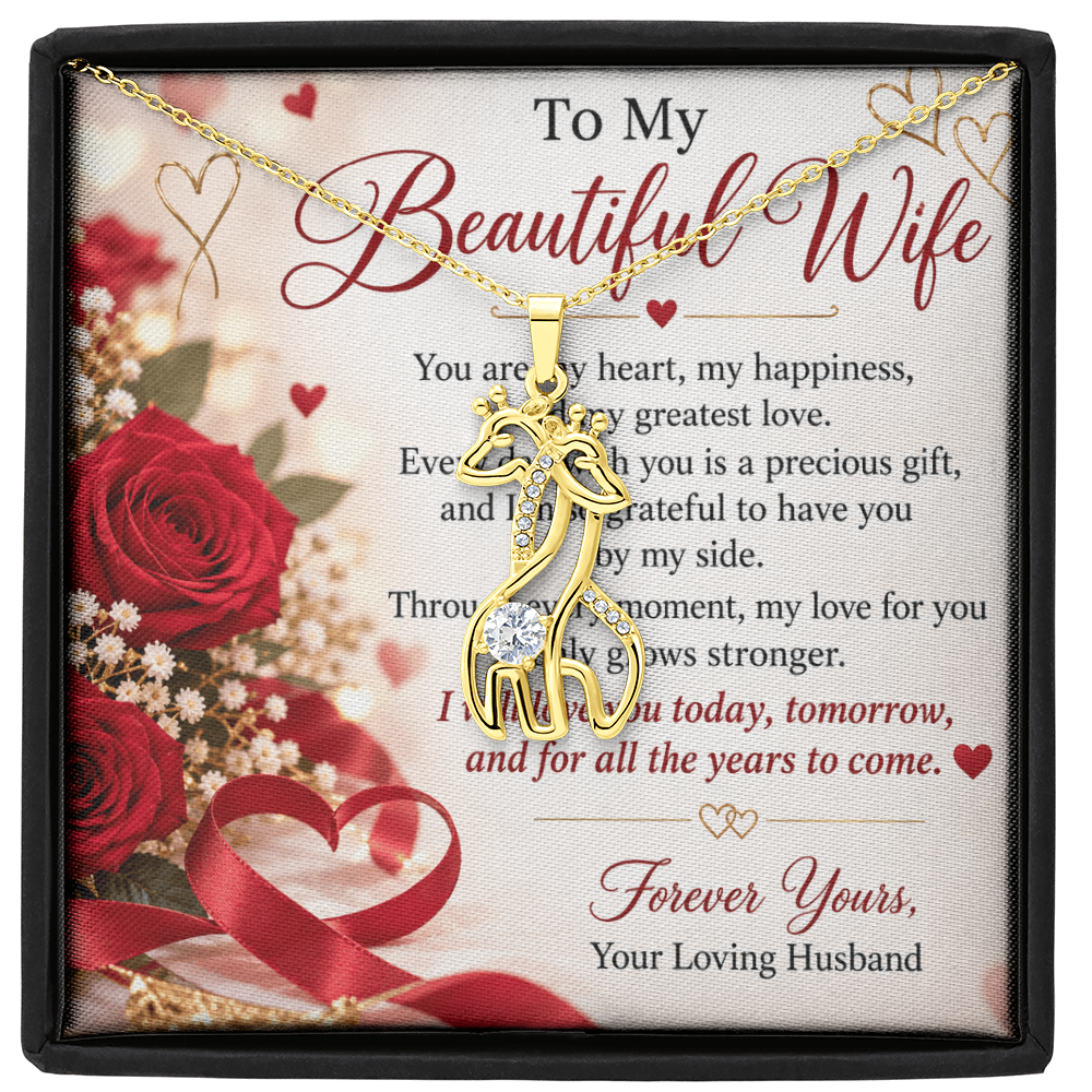 Wife Gift Giraffe Necklace – Unique & Meaningful Jewellery Gift for Her