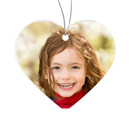 First  Christmas Acrylic Heart Ornament